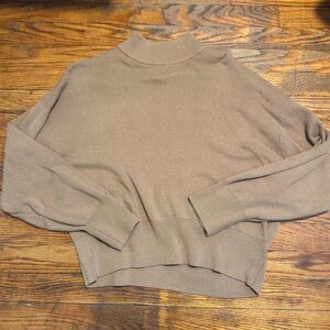 H&M pumpkin brown sweater